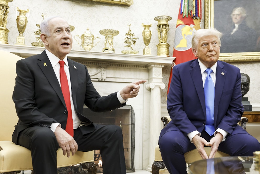 Benjamin Netanyahu och Donald Trump