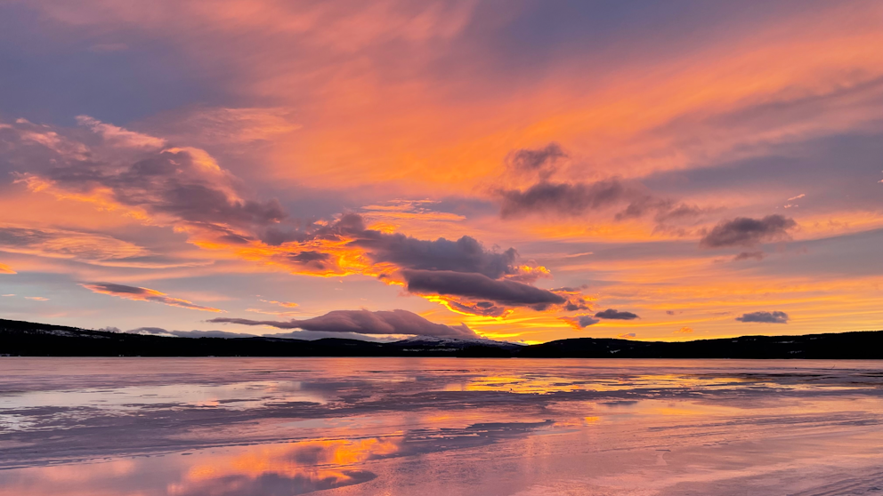 Järpen, Jämtland den 24/2. Foto: Jonas Fredriksson