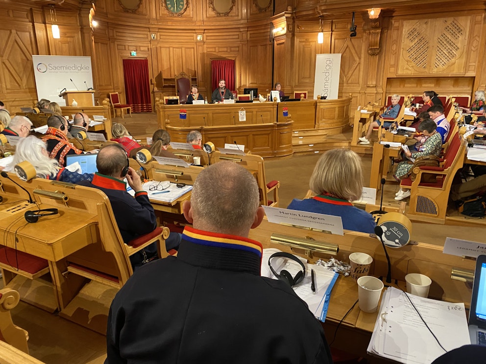 Sametingets plenum i Stockholm