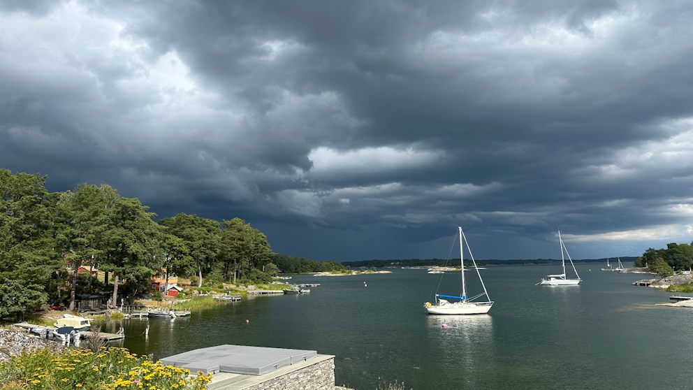 Långvik Runmarö, Uppland den 31/7. Foto: Christina Hedlund