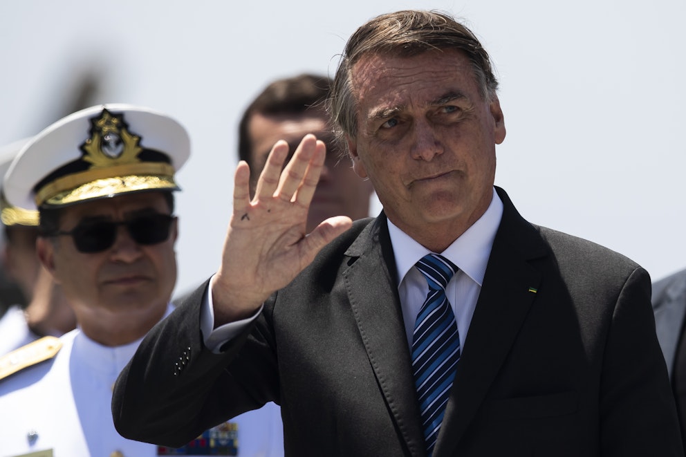 Brasiliens tidigare president Jair Bolsonaro. Foto: Bruna Prado/AP/TT
