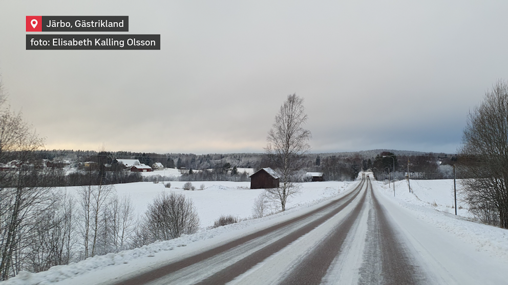 Grådisig julafton i sydöstra Norrland.