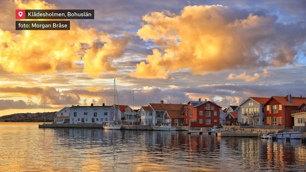 En underbar morgon på Klädesholmen, Bohuslän den 26/9. Foto: Morgan Bråse