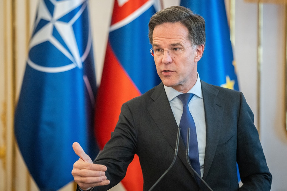 Natos generalsekreterare Mark Rutte. Foto: Jakub Gavlak/EPA.