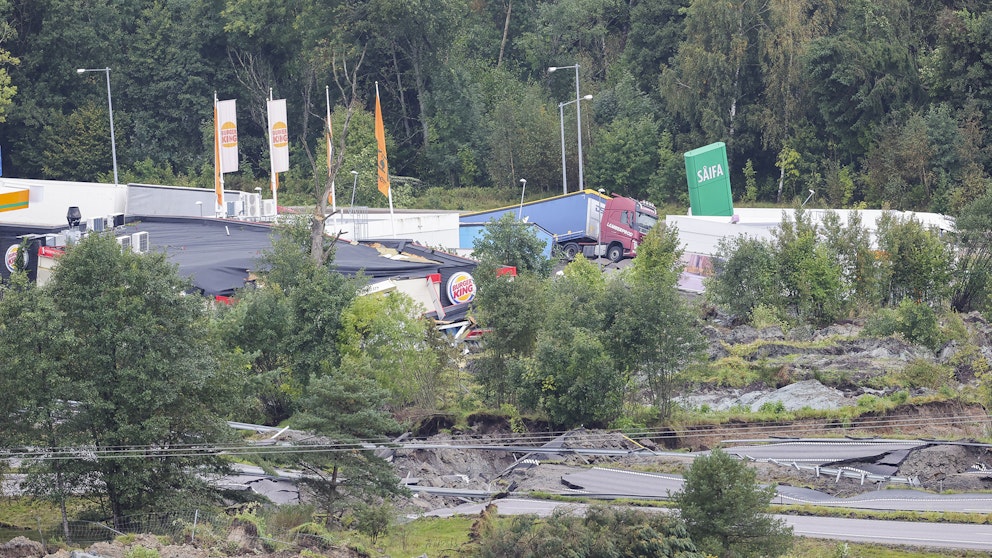 Lerskredet På E6 Vid Stenungsund | SVT Nyheter