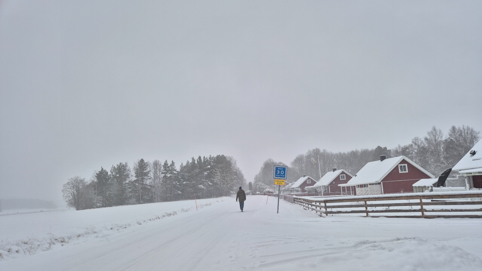 Söderköping, Östergötland den 6/1. Foto: Barbara Niva