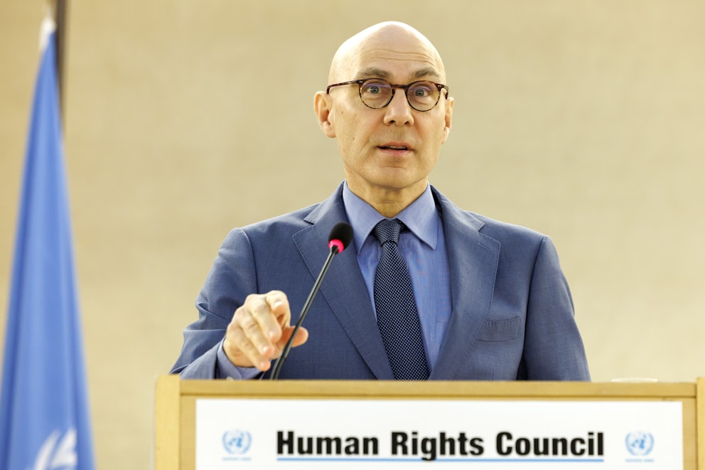 FN:s högkommissionär för mänskliga rättigheter Volker Türk.  