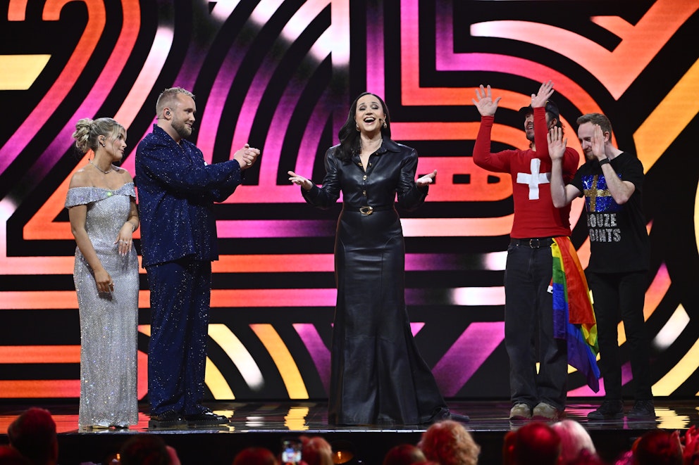 Petra Mede på Melodifestivalen
