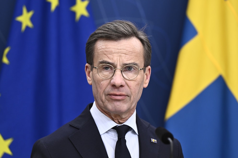 Sveriges statsminister Ulf Kristersson.