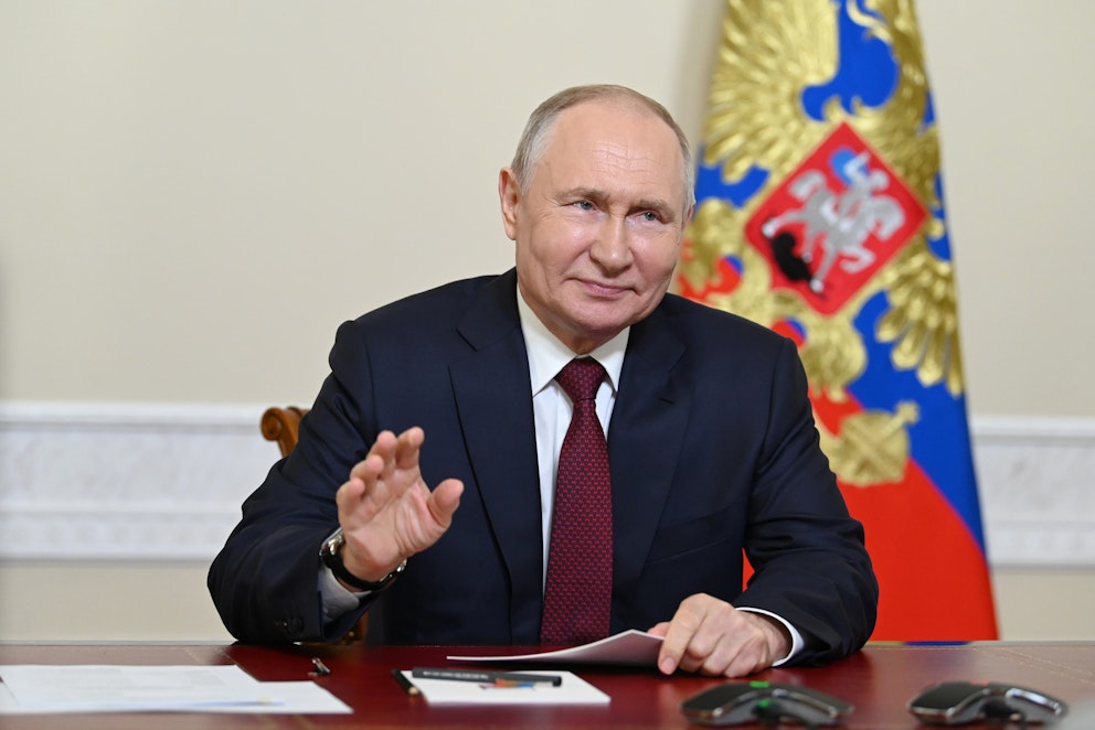 Rysslands president Putin.