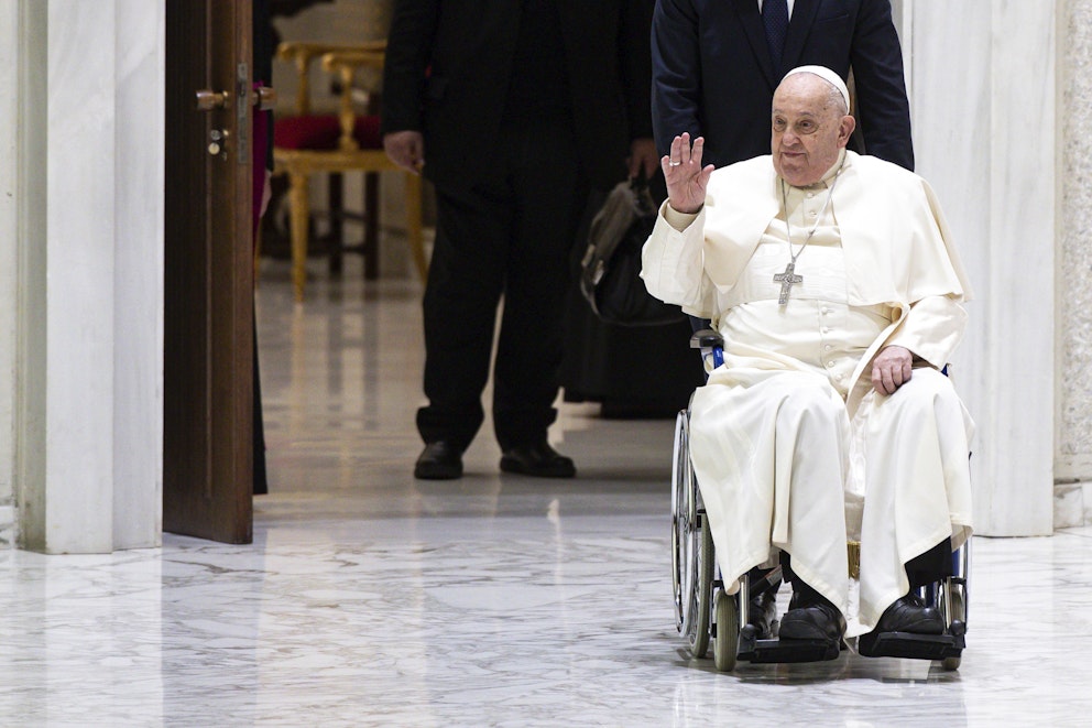 Påve Franciskus. Foto: Angelo Carconi/Epa